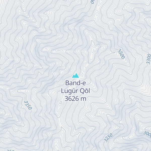 Map of Band-e Lugūr Qōl