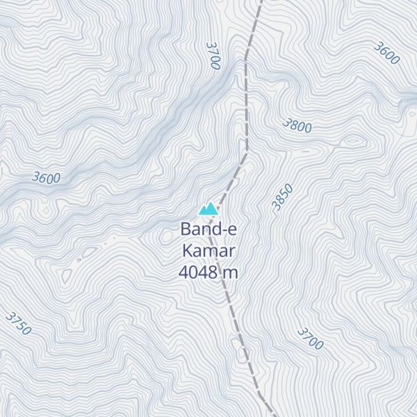 Map of Band-e Kamar