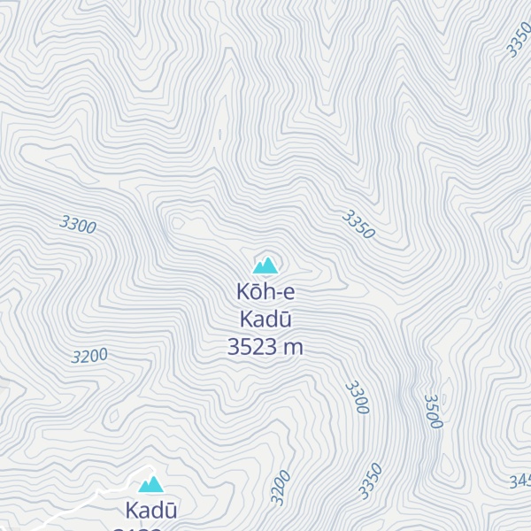 Map of Kōh-e Kadū