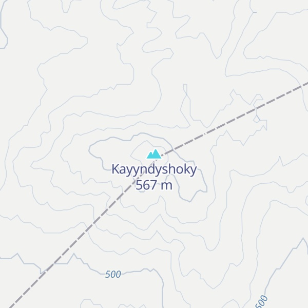 Map of Kayyndyshoky
