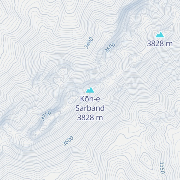 Map of Kōh-e Sarband