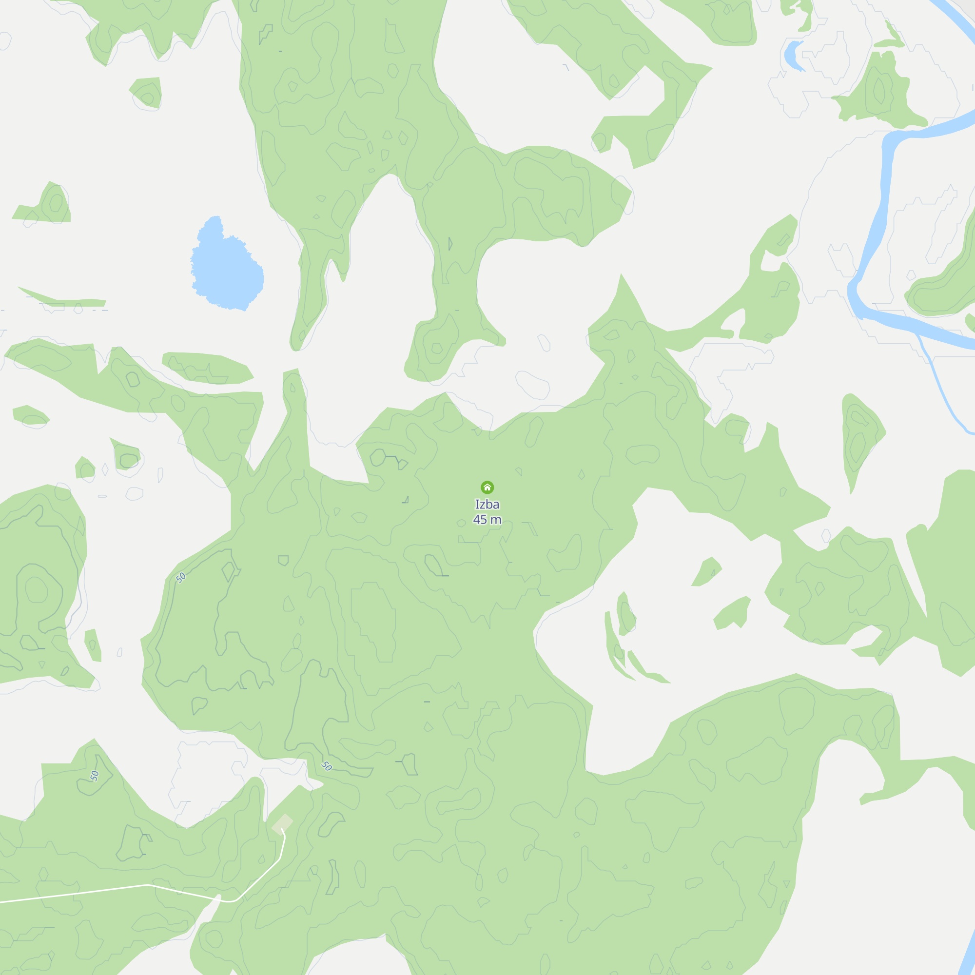Izba map