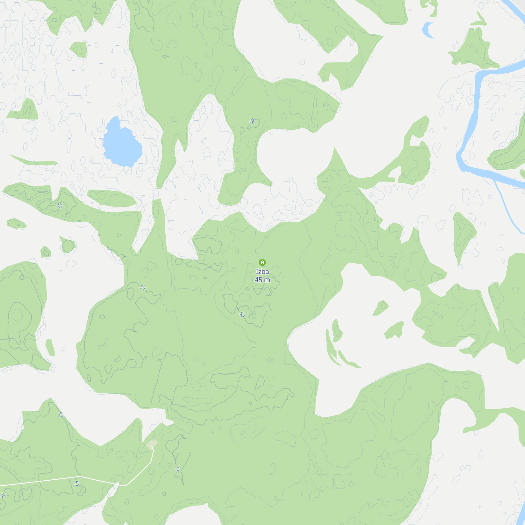 Izba map