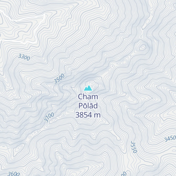 Map of Cham Pōlād