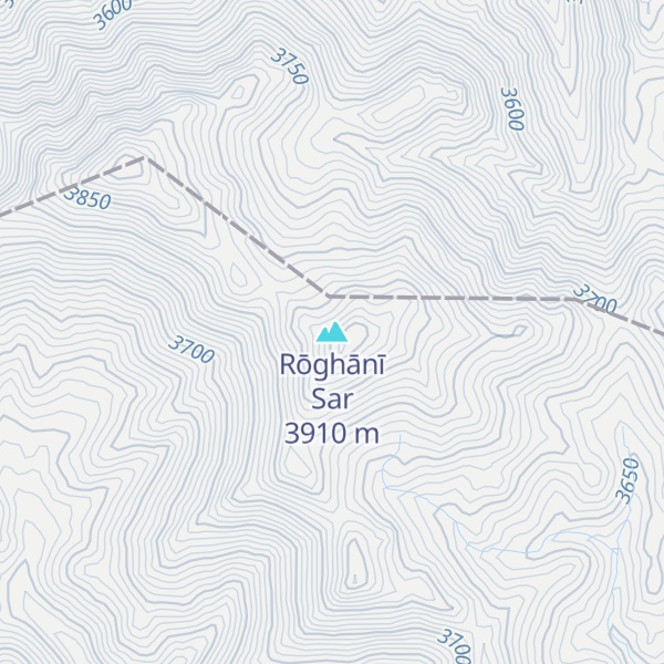 Map of Rōghānī Sar