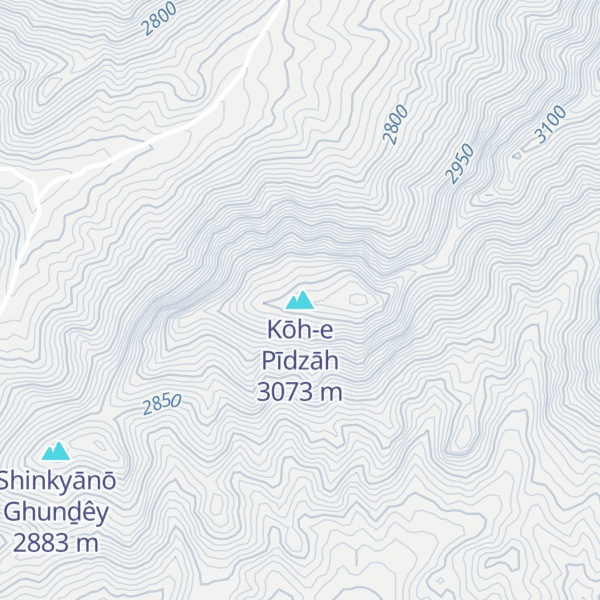 Map of Kōh-e Pīdzāh