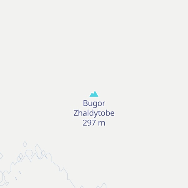 Map of Bugor Zhaldytobe