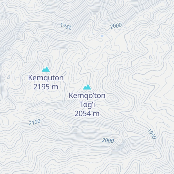 Map of Kemqo’ton Tog’i