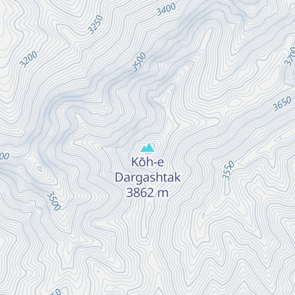 Map of Kōh-e Dargashtak