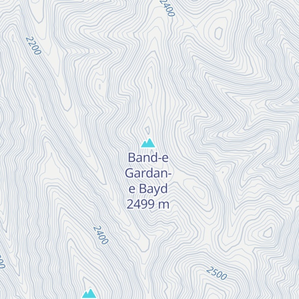 Map of Band-e Shil Khān