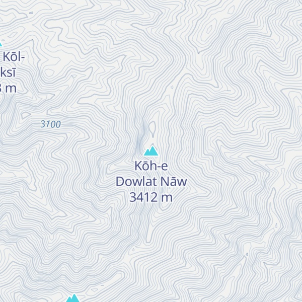 Map of Kōh-e Dowlat Nāw