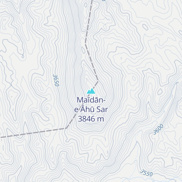 Map of Maīdān-e Āhū Sar