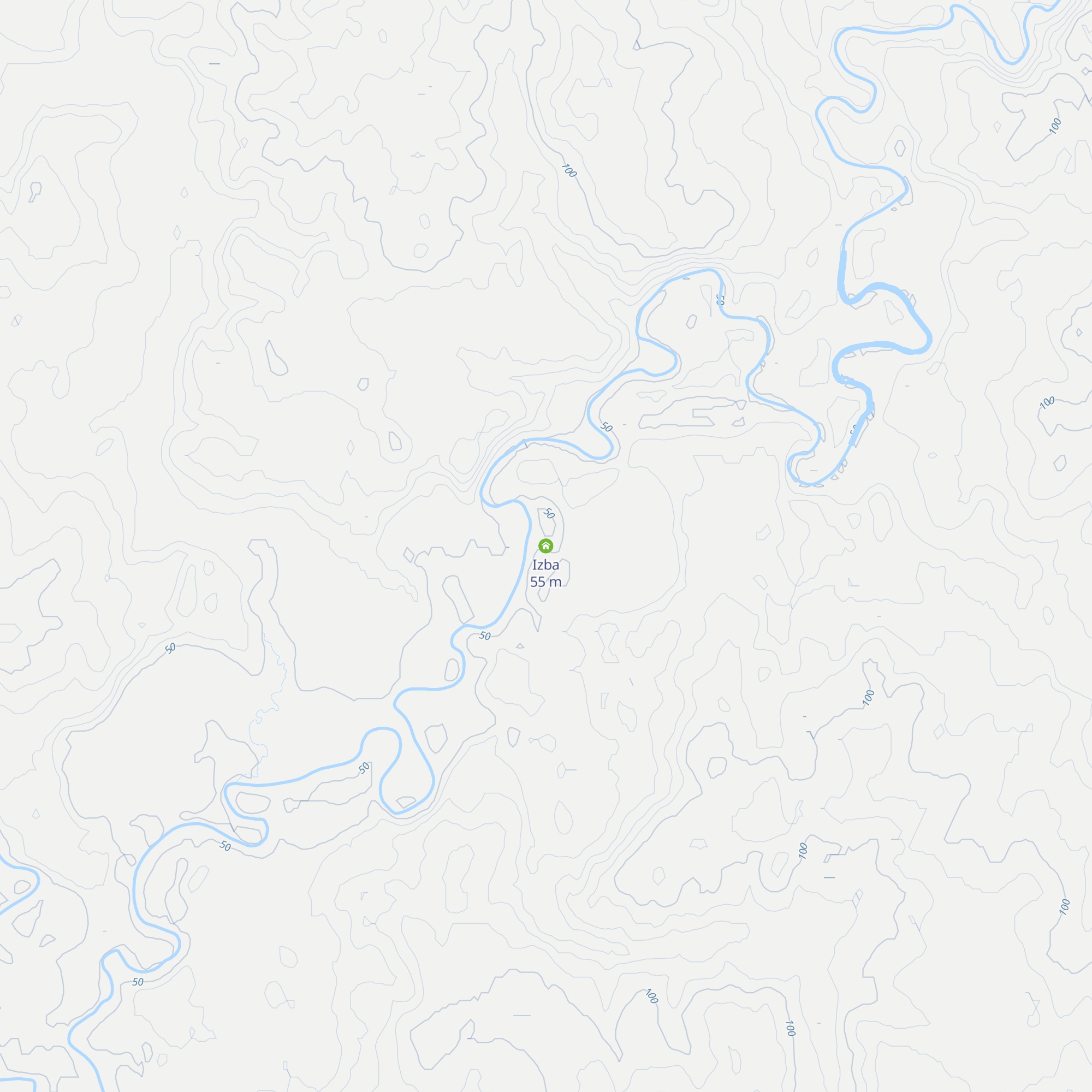 Izba map