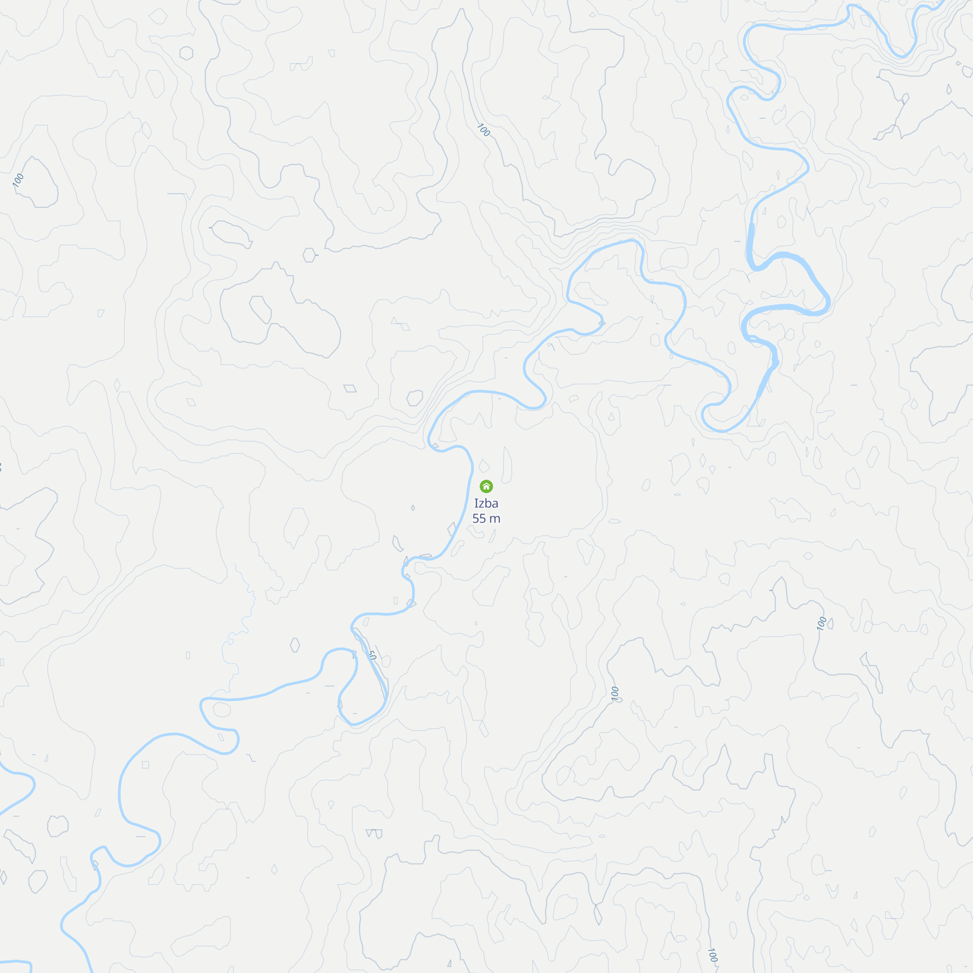 Izba map