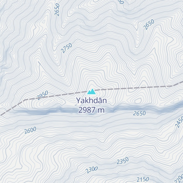 Map of Yakhdān
