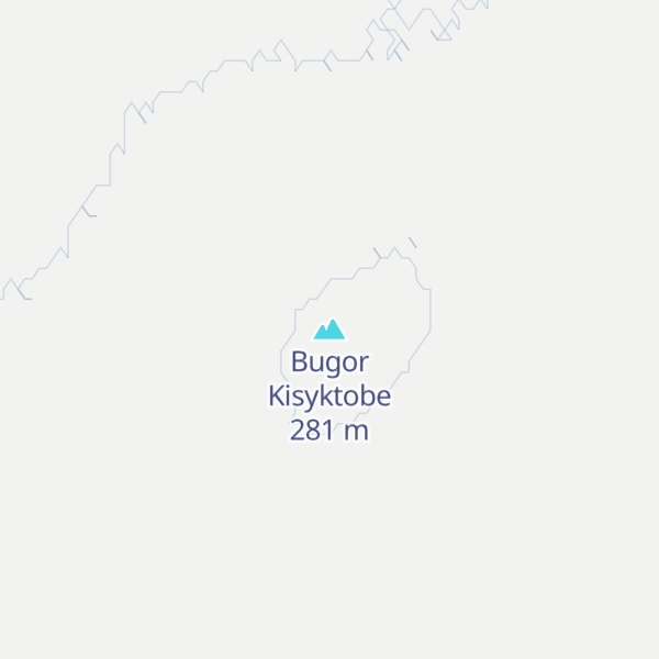 Map of Bugor Kisyktobe
