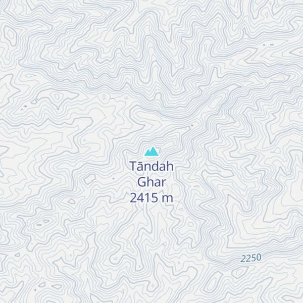 Map of Tāndah Ghar