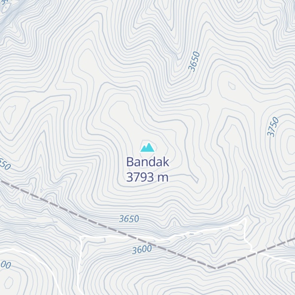 Map of Bandak