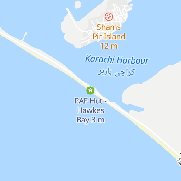 Map of PAF Hut - Hawkes Bay