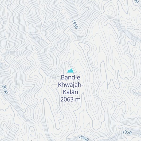 Map of Band-e Khwājah-Kalān