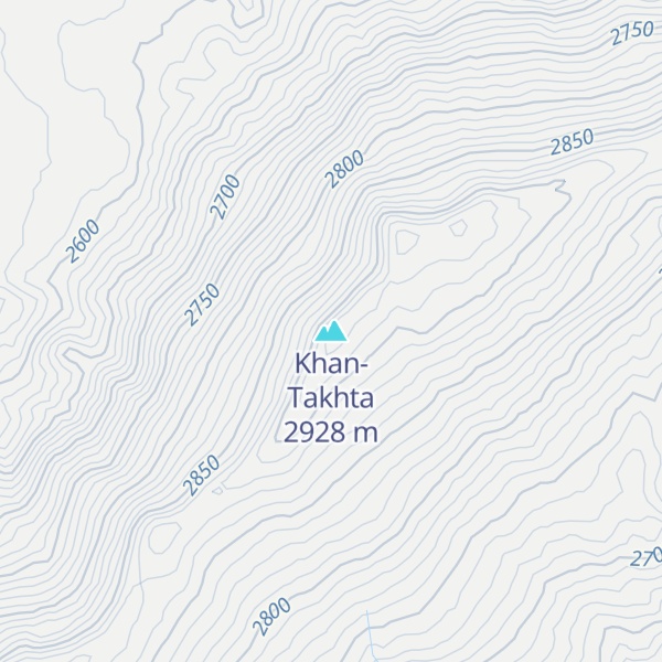 Map of Khan-Takhta