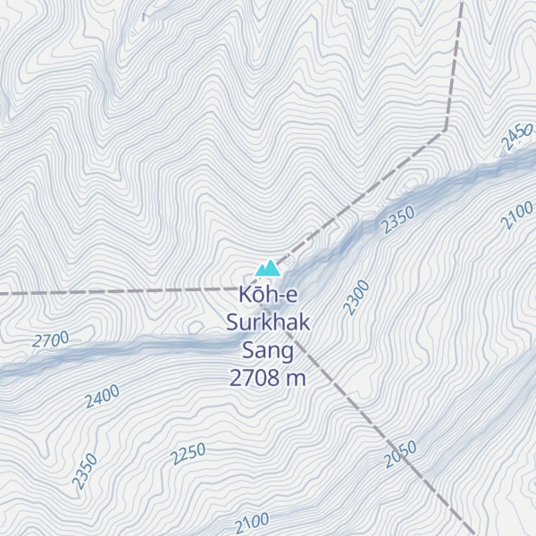 Map of Kōh-e Surkhak Sang