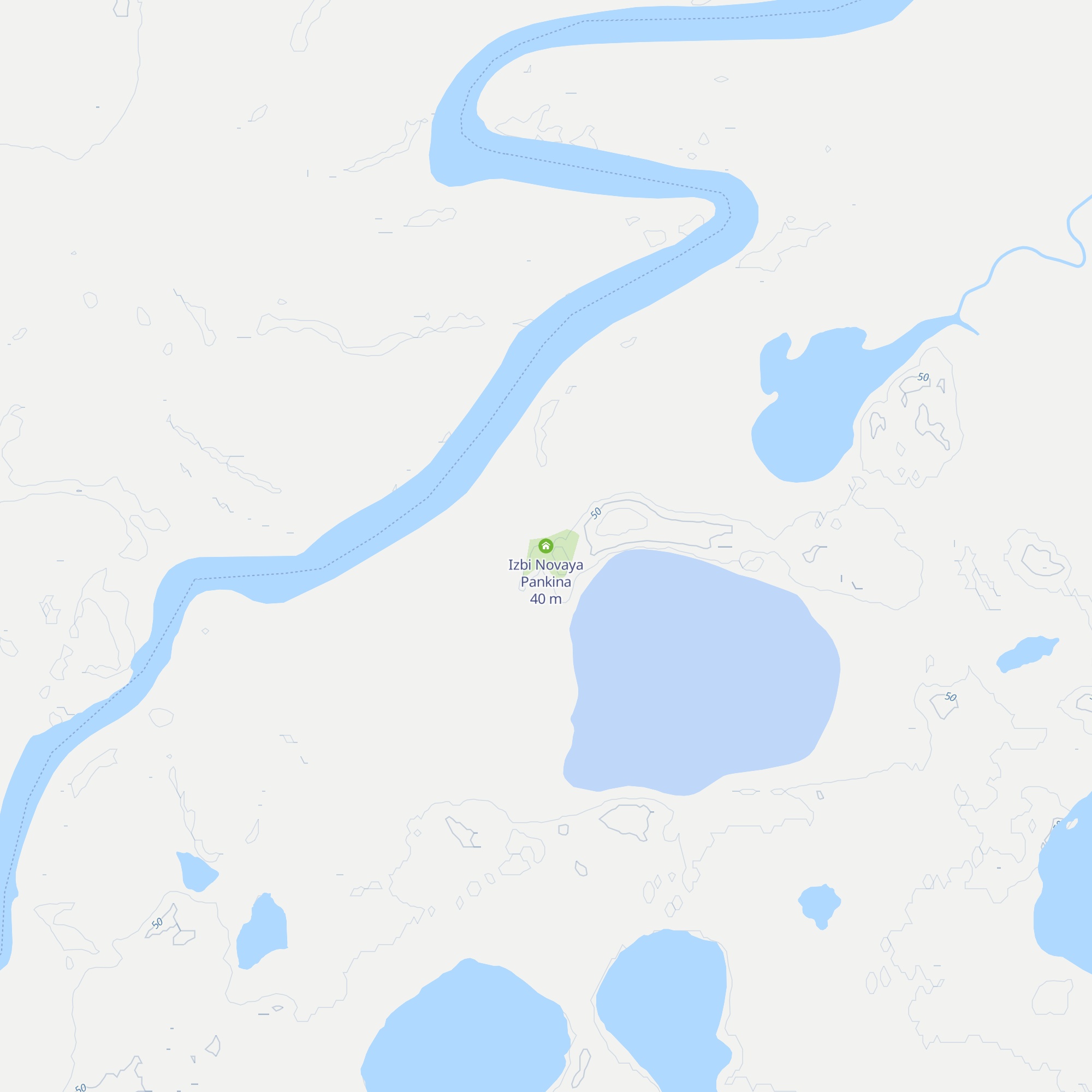 Izbi Novaya Pankina map