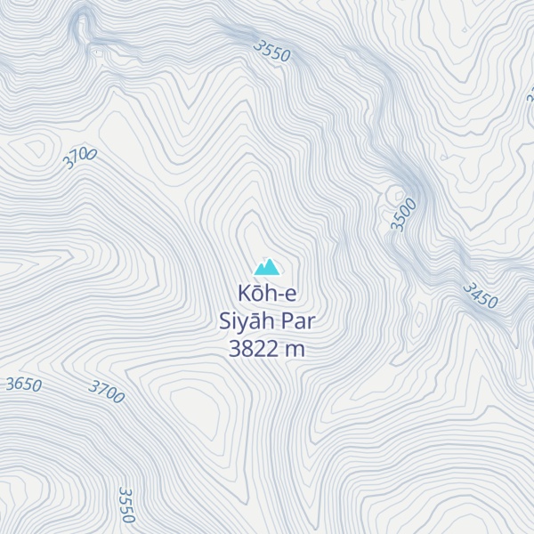 Map of Kōh-e Siyāh Par