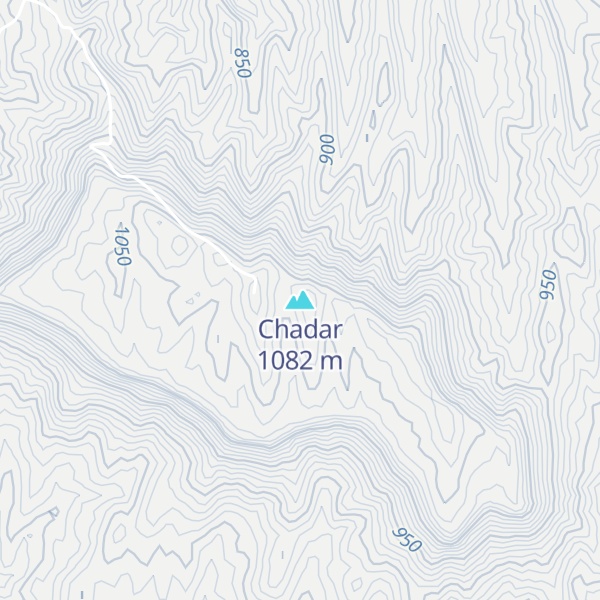 Map of Chadar
