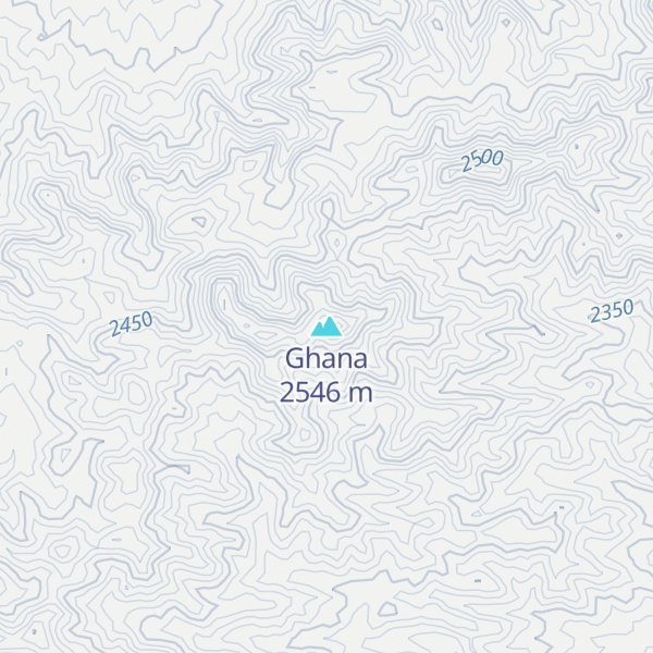 Map of Ghana