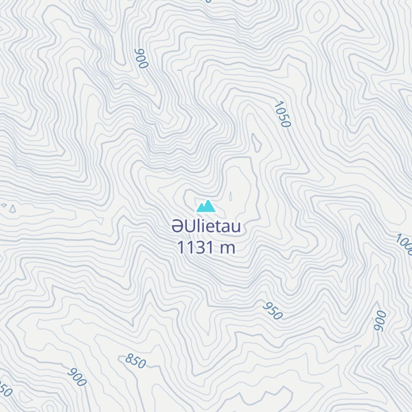 Map of ӘUlietau