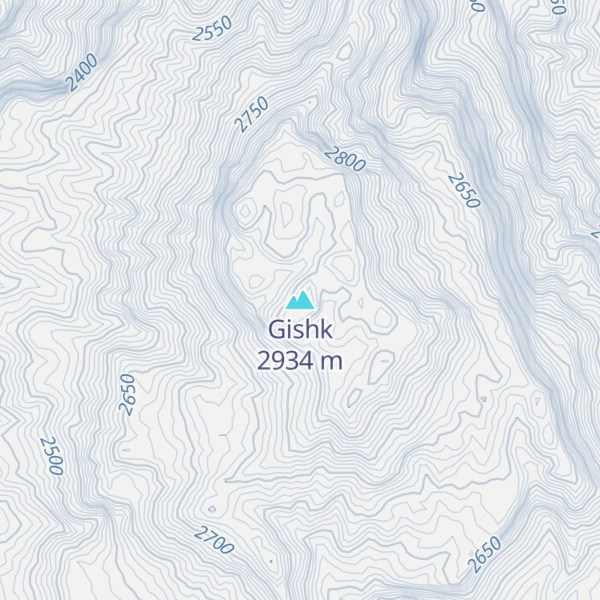 Map of Gishk