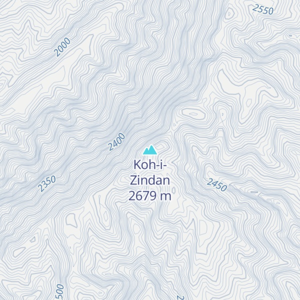 Map of Koh-i-Zindan