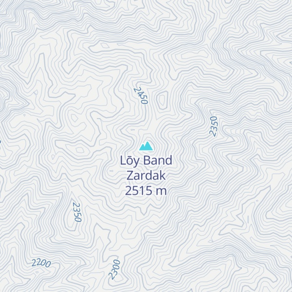 Map of Lōy Band Zardak