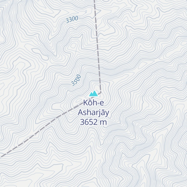 Map of Kōh-e Asharjāy