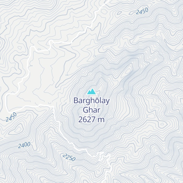 Map of Barghōlay Ghar