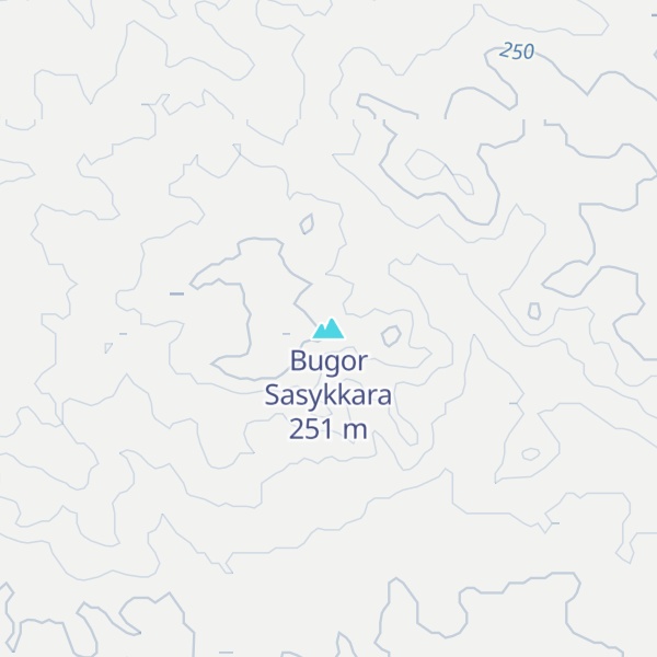 Map of Bugor Sasykkara