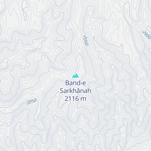 Map of Band-e Sarkhānah