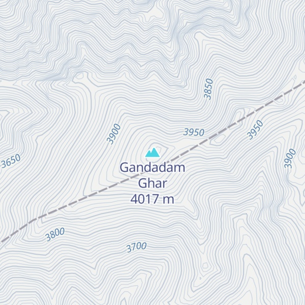 Map of Gandadam Ghar