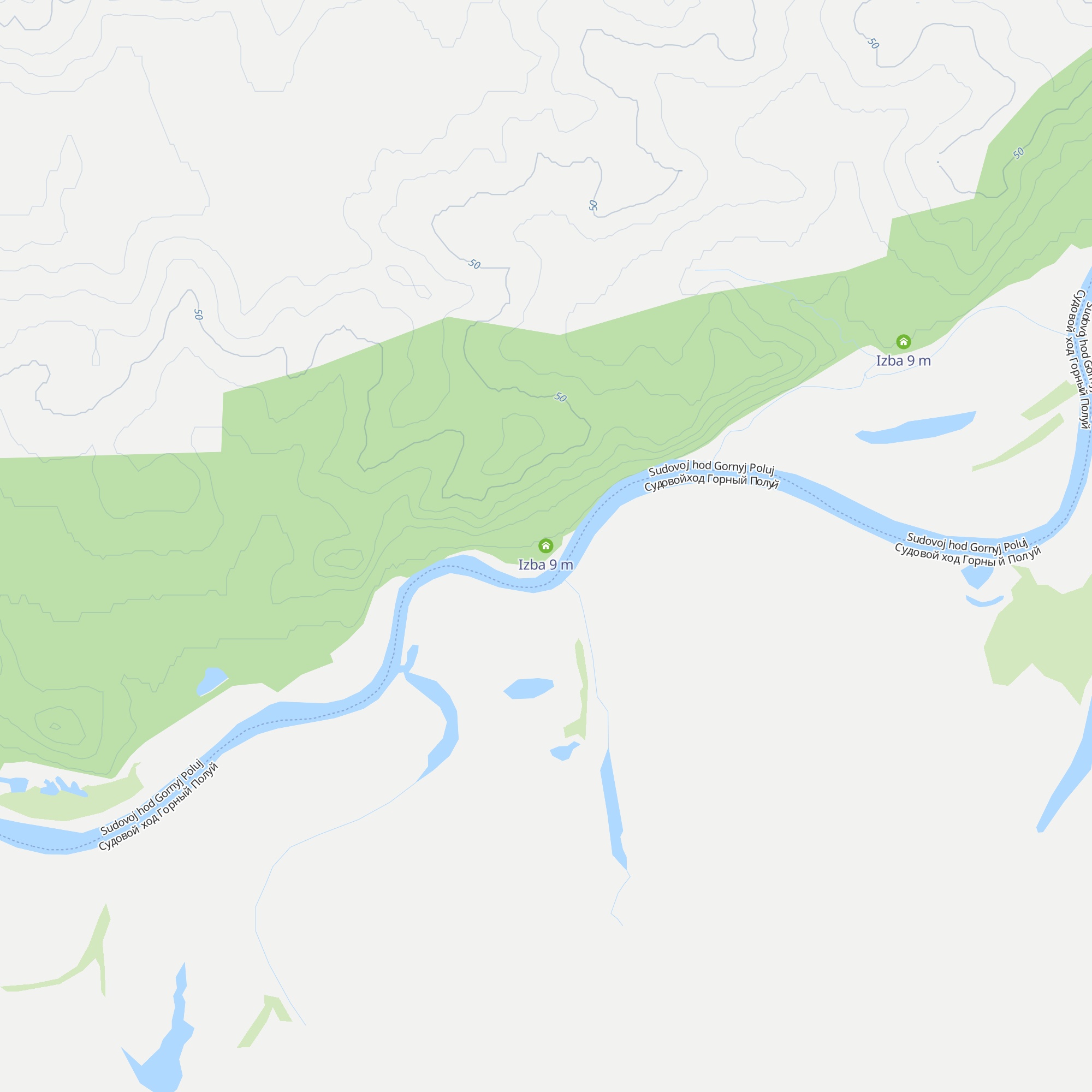 Izba map