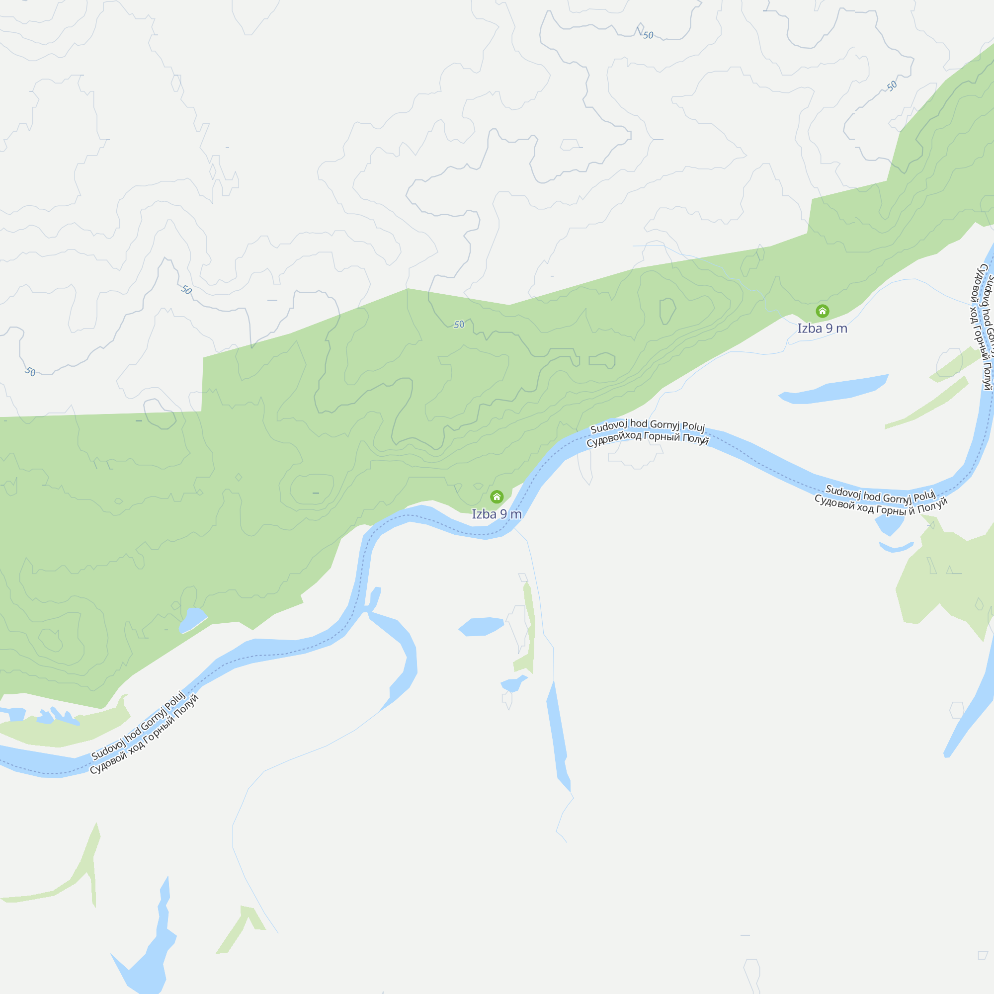 Izba map
