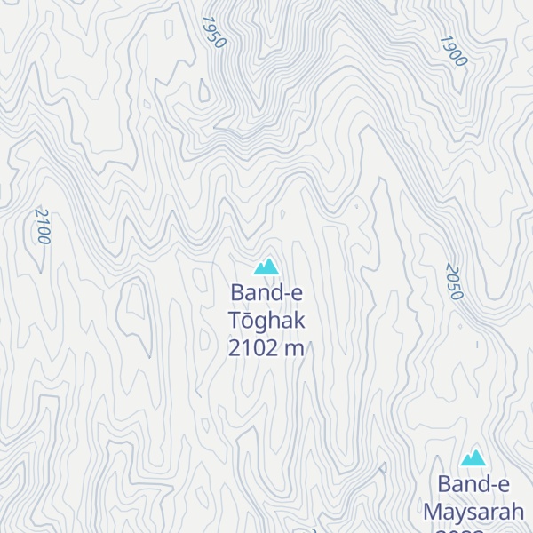 Map of Band-e Tōghak