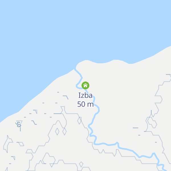 Map of Izba