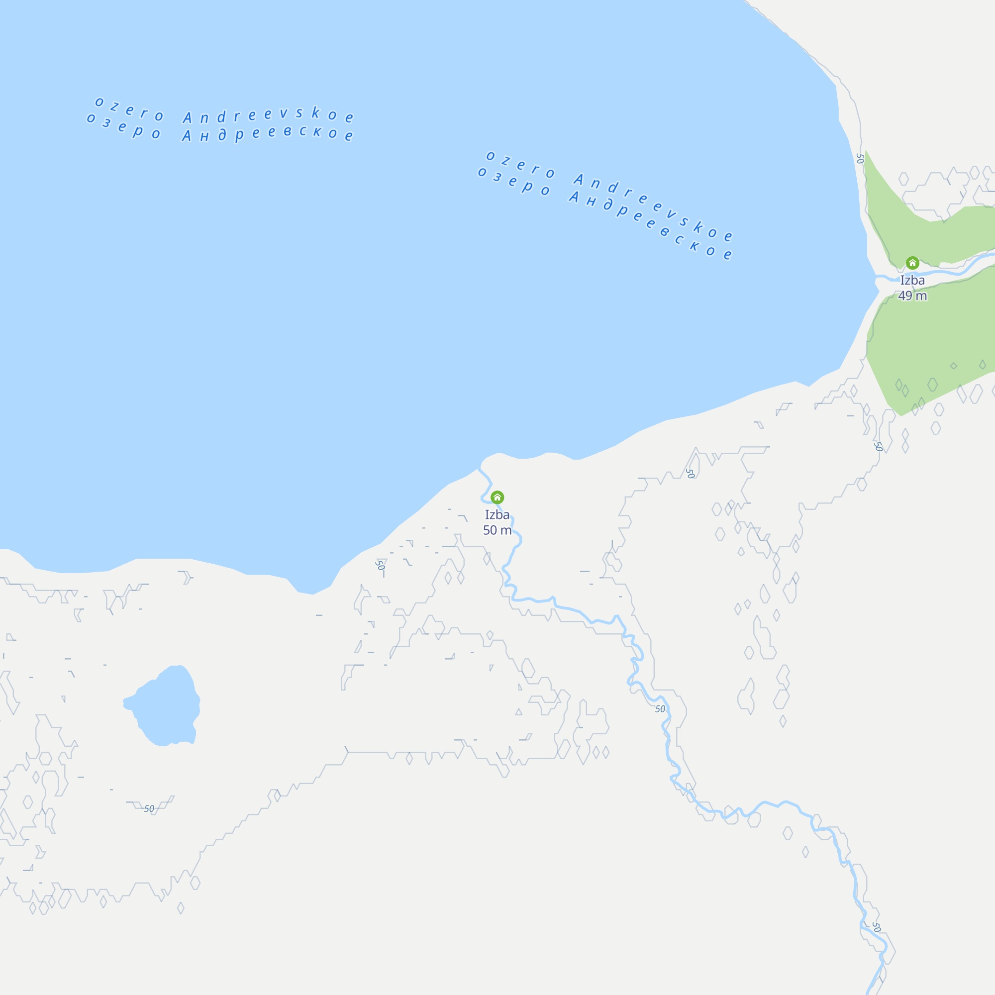 Izba map