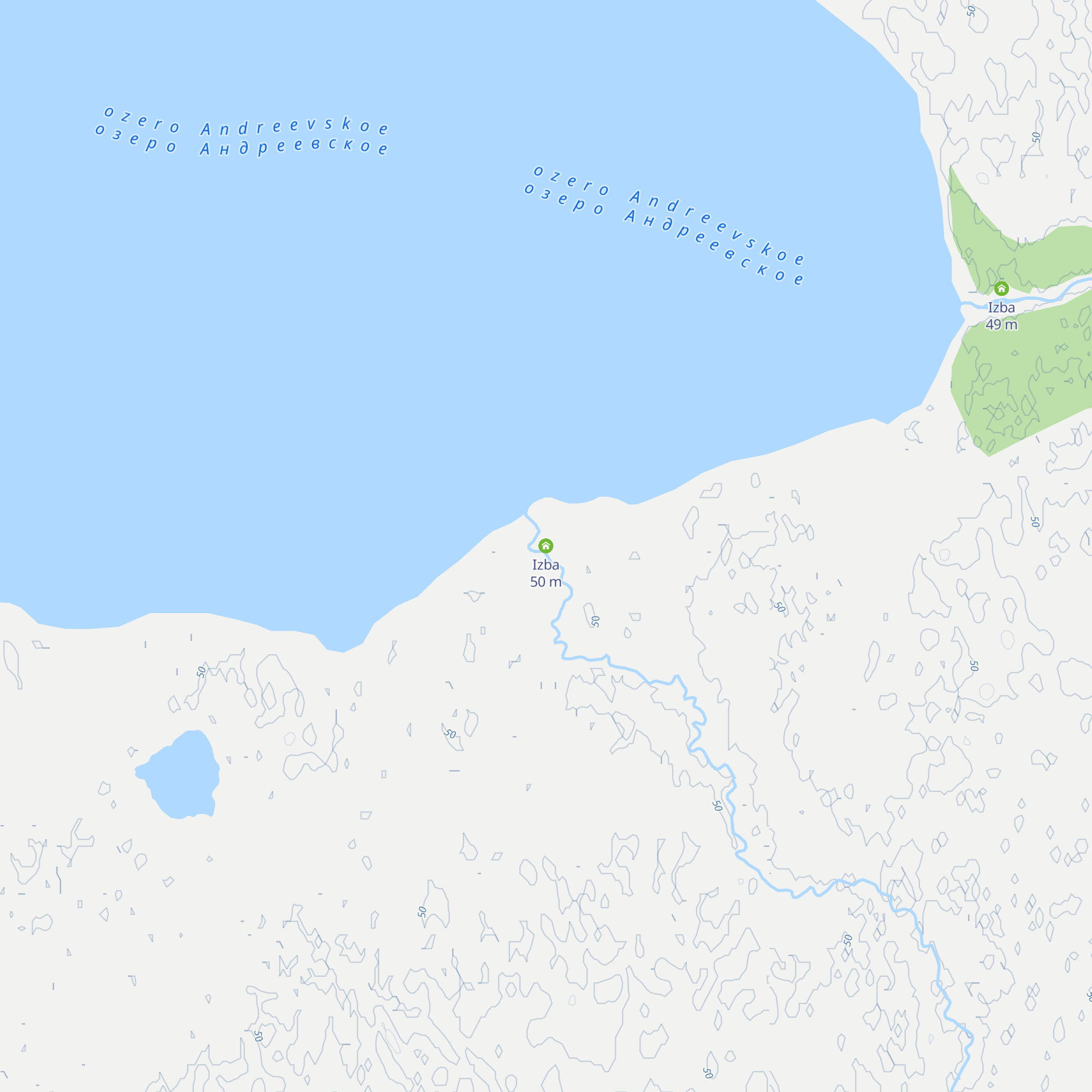 Izba map