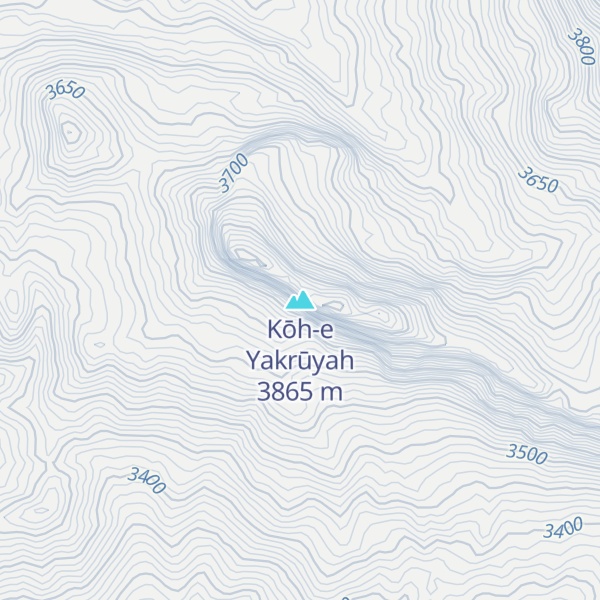 Map of Kōh-e Yakrūyah
