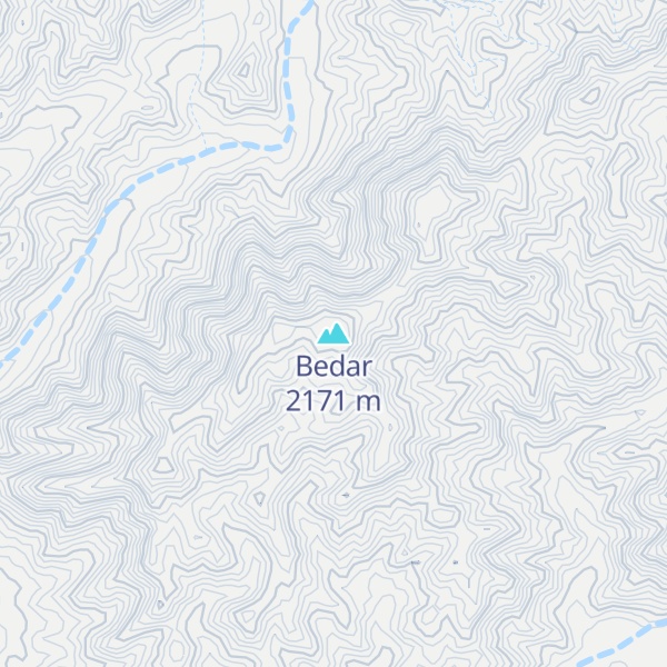Map of Bedar