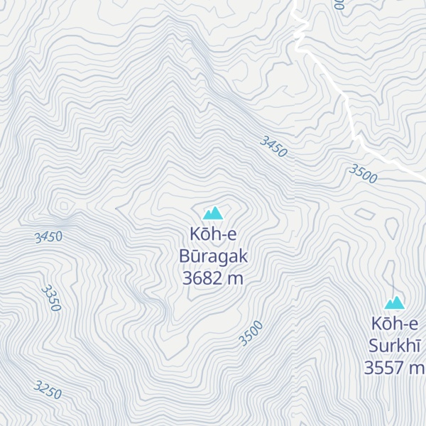 Map of Kōh-e Būragak