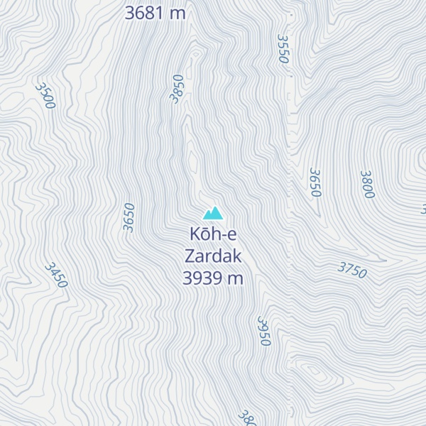 Map of Kōh-e Zardak