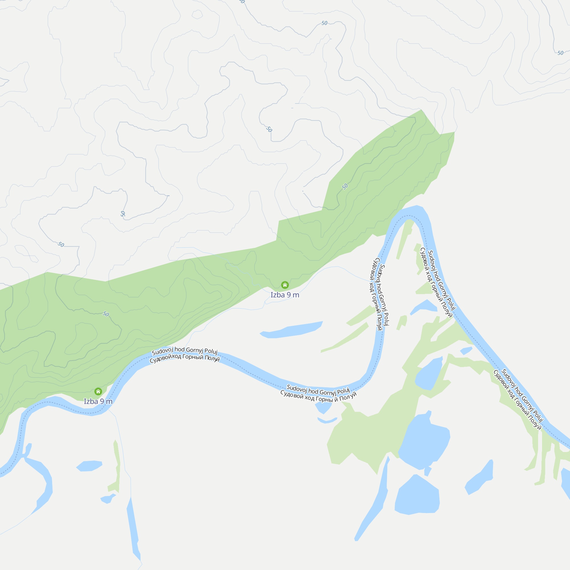 Izba map